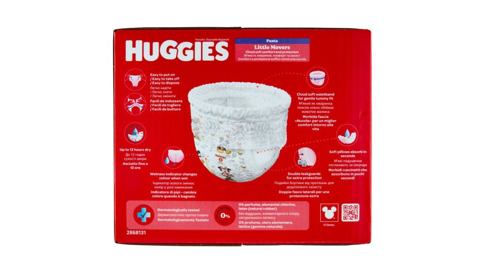 Huggies Little Movers Pants 4 9-14 Kg 36 pz