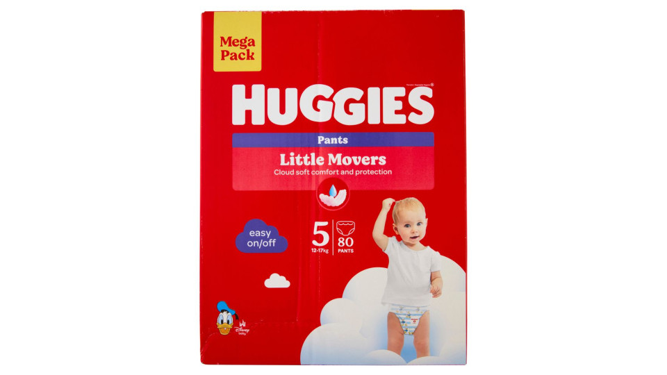 Huggies Little Movers Pants 5 12-17 Kg 34 pz