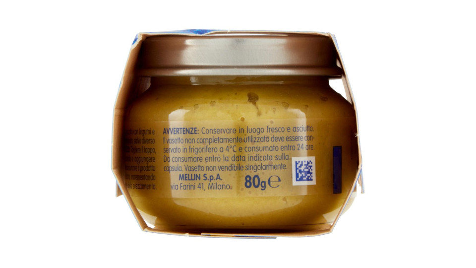 Mellin Primi Legumi 100% Naturale Omogeneizzato 2 x 80 g