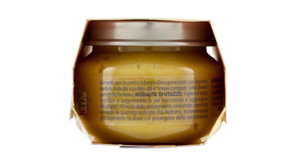 Mellin Primi Legumi 100% Naturale Omogeneizzato 2 x 80 g