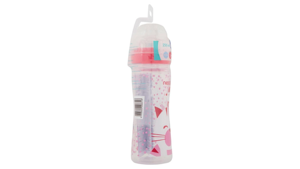 neo Baby Biberon Plastica Collo Largo 250ml 2m+