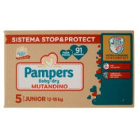 Pampers Baby-dry Mutandino Junior 90 pz
