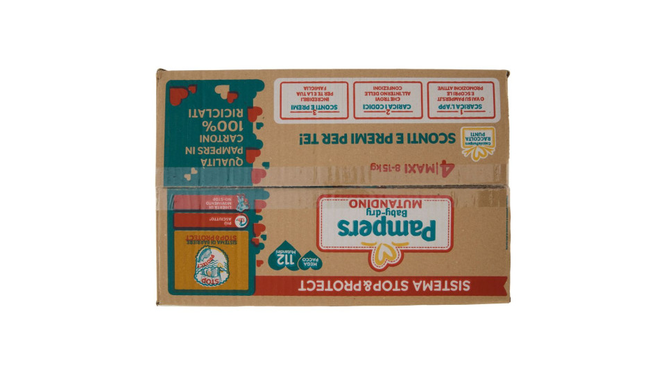 Pampers Baby-dry Mutandino Maxi 112 pz