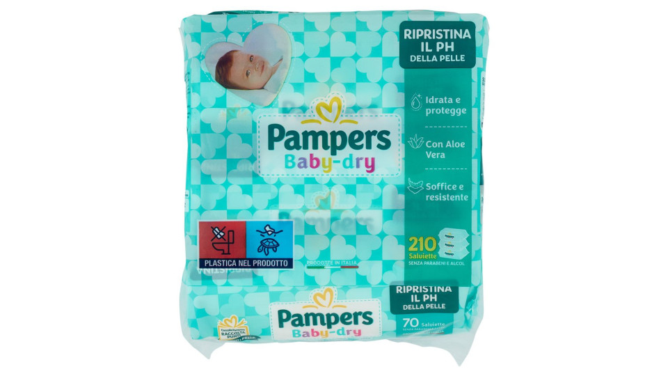 Pampers Baby-dry Salviette 420 pz