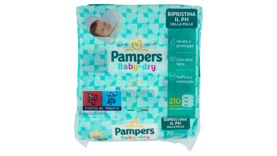 Pampers Baby-dry Salviette 420 pz