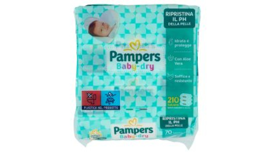 Pampers Baby-dry Salviette 420 pz