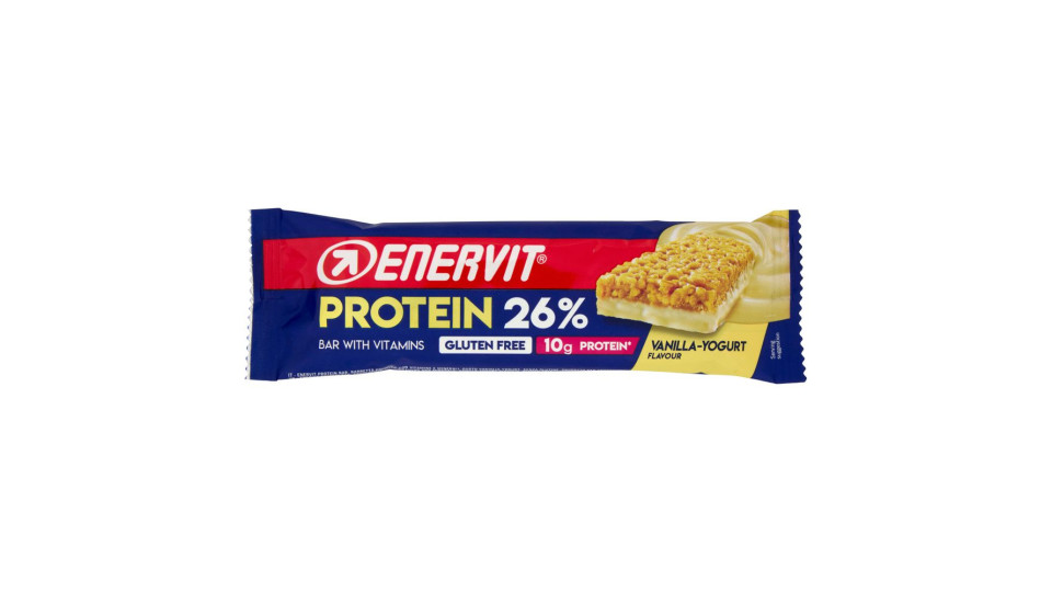 Enervit Protein 26% Bar with Vitamins Vanilla-Yogurt Flavour 40 g
