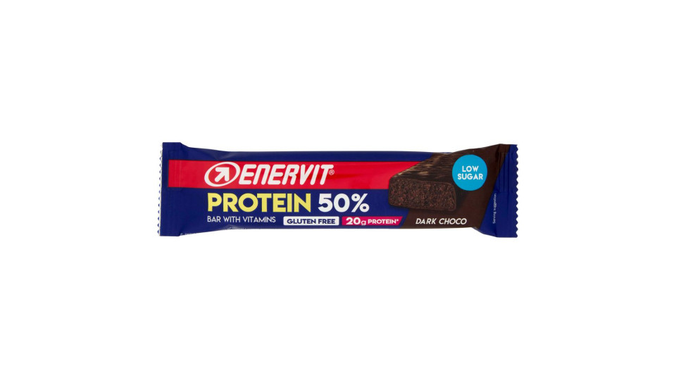 Enervit Protein 50% Bar with Vitamins Dark Choco 40 g