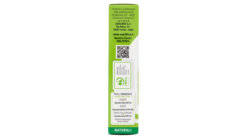 Equilibra Mirtillo Vista e Microcircolo 60 Capsule Vegetali 26 g