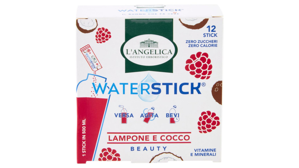 L'Angelica Waterstick Lampone e Cocco Beauty 12 x 2 g