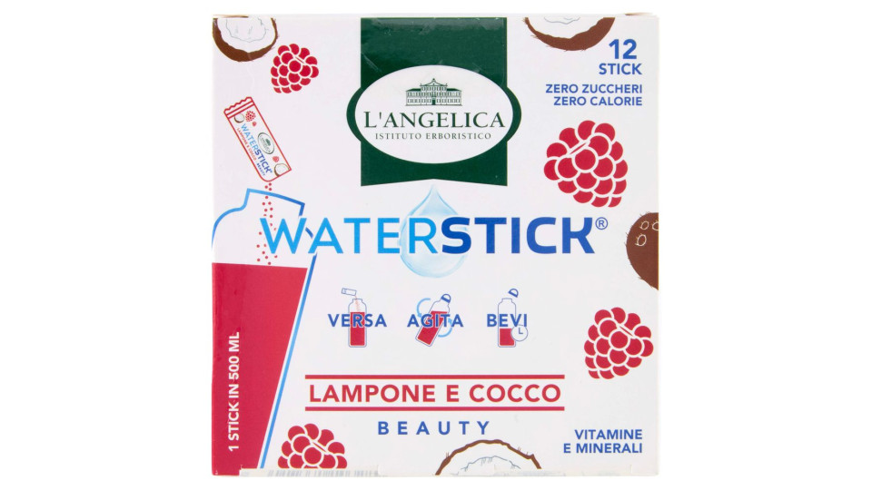 L'Angelica Waterstick Lampone e Cocco Beauty 12 x 2 g