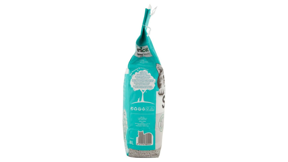 Sanicat Clumping White Lettiera agglomerante bianca 8 L
