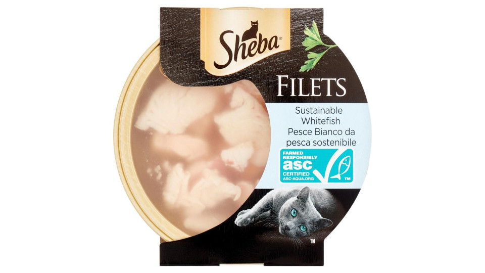 Sheba Filets Pesce Bianco da pesca sostenibile 60 g