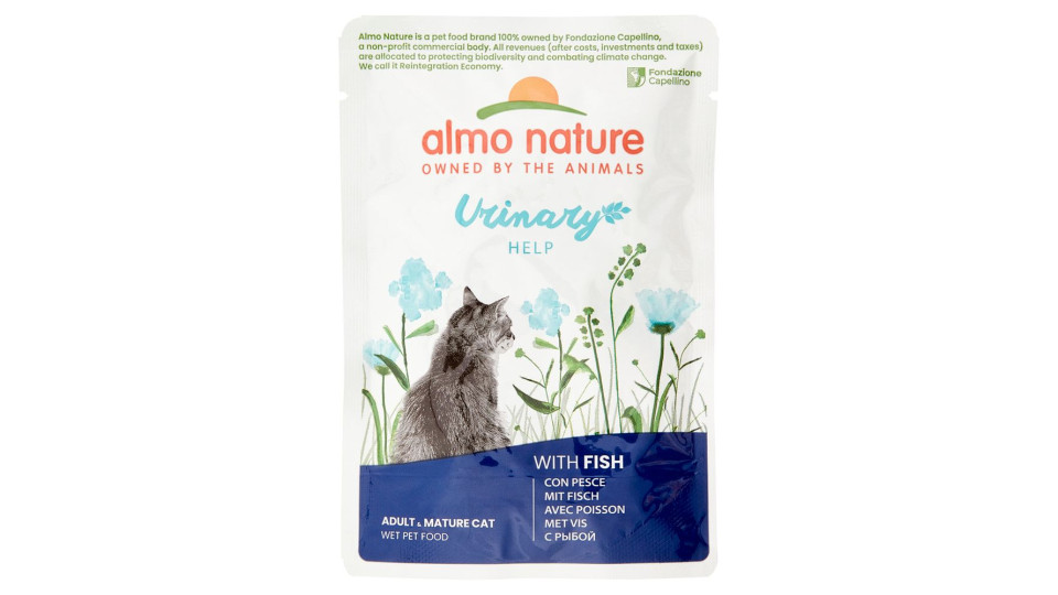 almo nature Urinary Help Adult & Mature Cat con Pesce 70 g