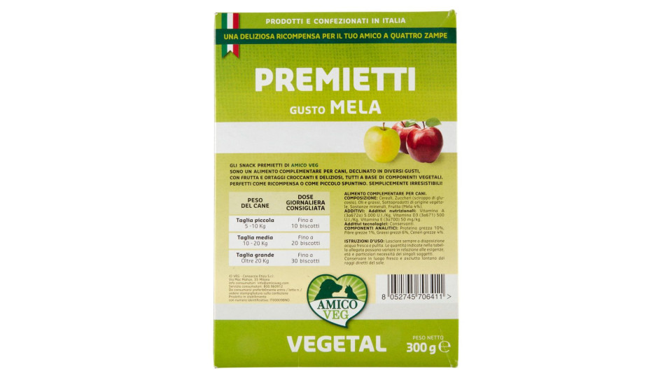 Amico Veg Premietti Gusto Mela 300 g