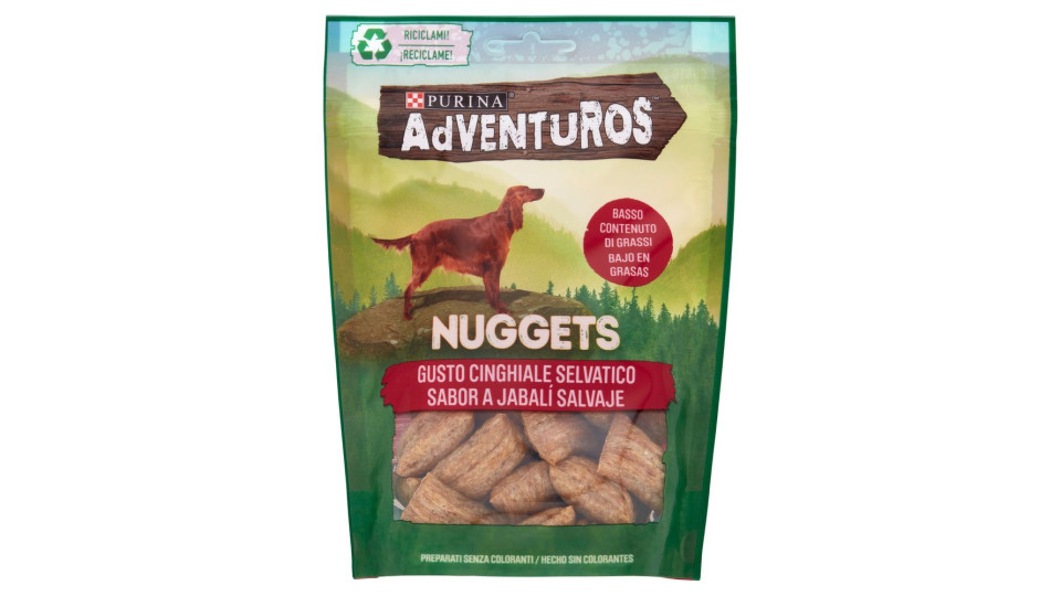 PURINA ADVENTUROS Nuggets Cinghiale Selvatico 90 g