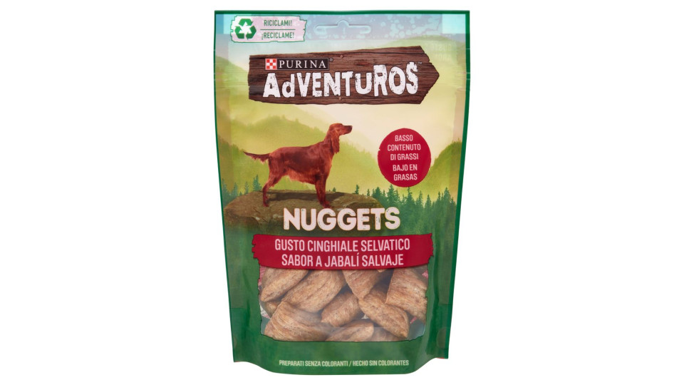PURINA ADVENTUROS Nuggets Cinghiale Selvatico 90 g
