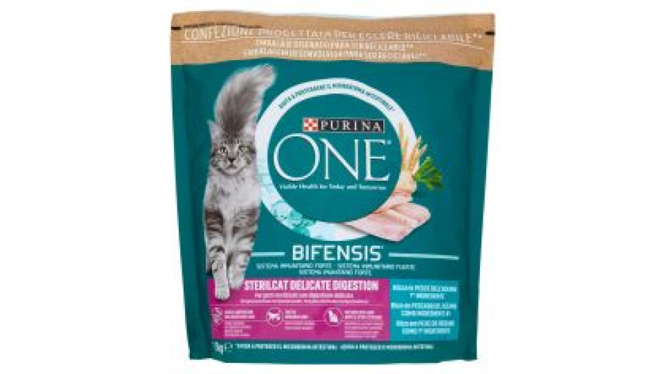 PURINA ONE Bifensis Sterilcat Delicate Pesce dell'Oceano 1,5 kg