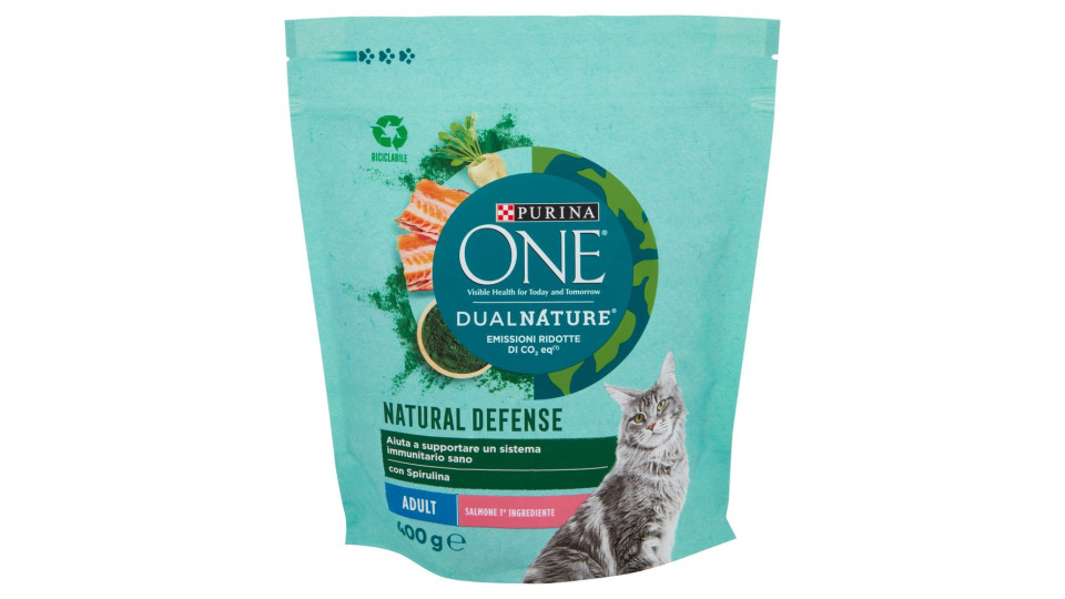 PURINA ONE DualNature Adult Salmone 400g