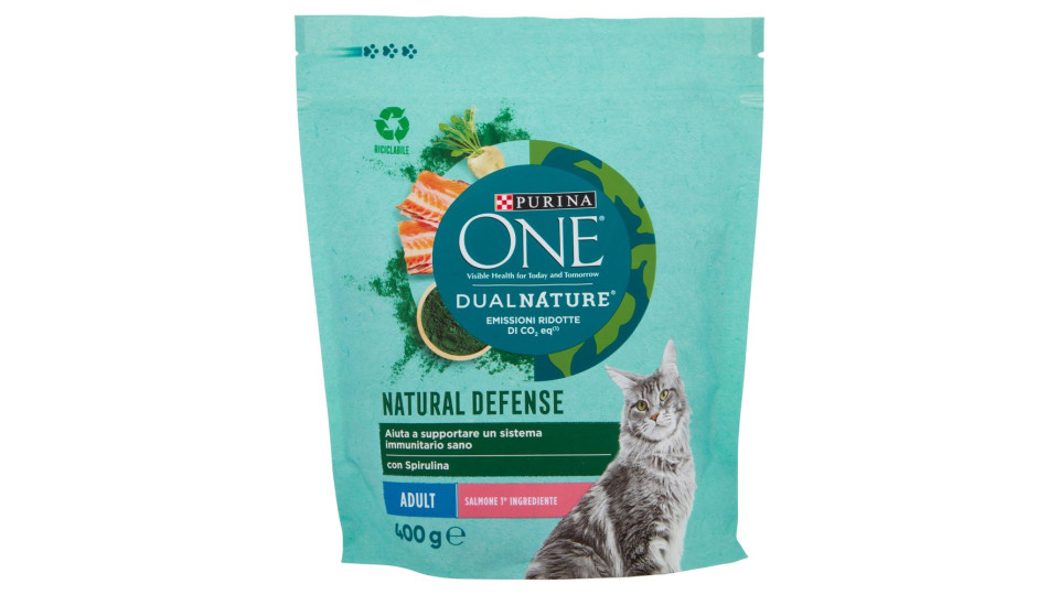 PURINA ONE DualNature Adult Salmone 400g