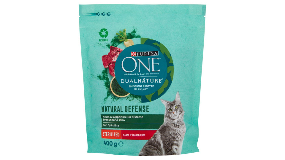 PURINA ONE DualNature Sterilizzato Manzo 400 g