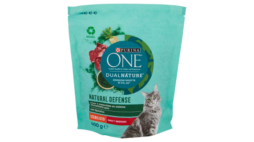 PURINA ONE DualNature Sterilizzato Manzo 400 g