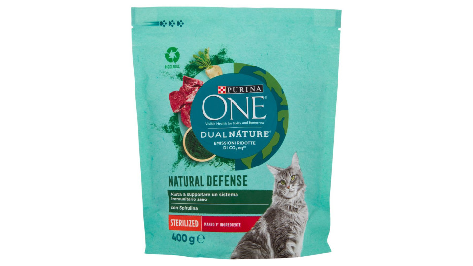 PURINA ONE DualNature Sterilizzato Manzo 400 g