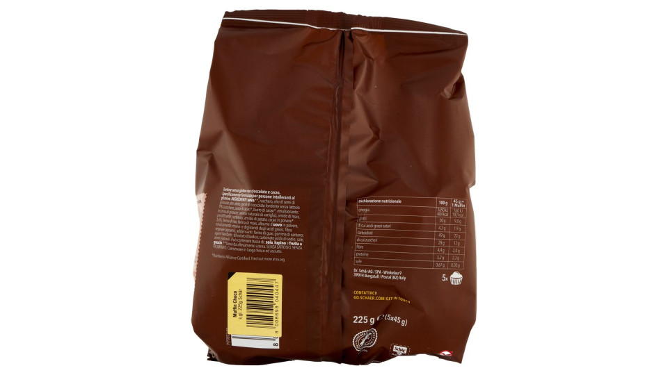 Schär Muffin Choco 5 Monoporzioni 5 x 45 g