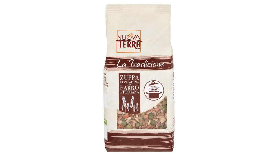 Nuova Terra La Tradizione Zuppa Contadina con Farro di Toscana 250 g