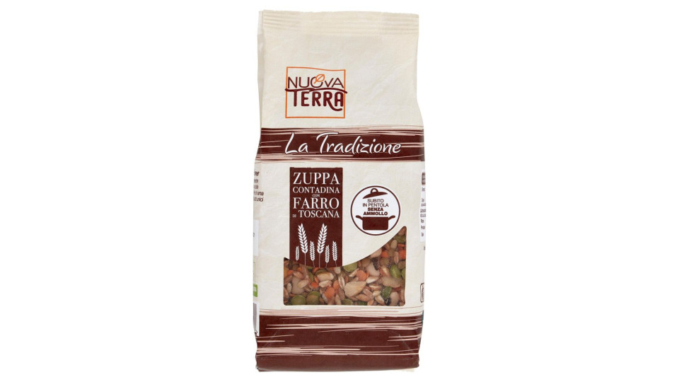 Nuova Terra La Tradizione Zuppa Contadina con Farro di Toscana 250 g