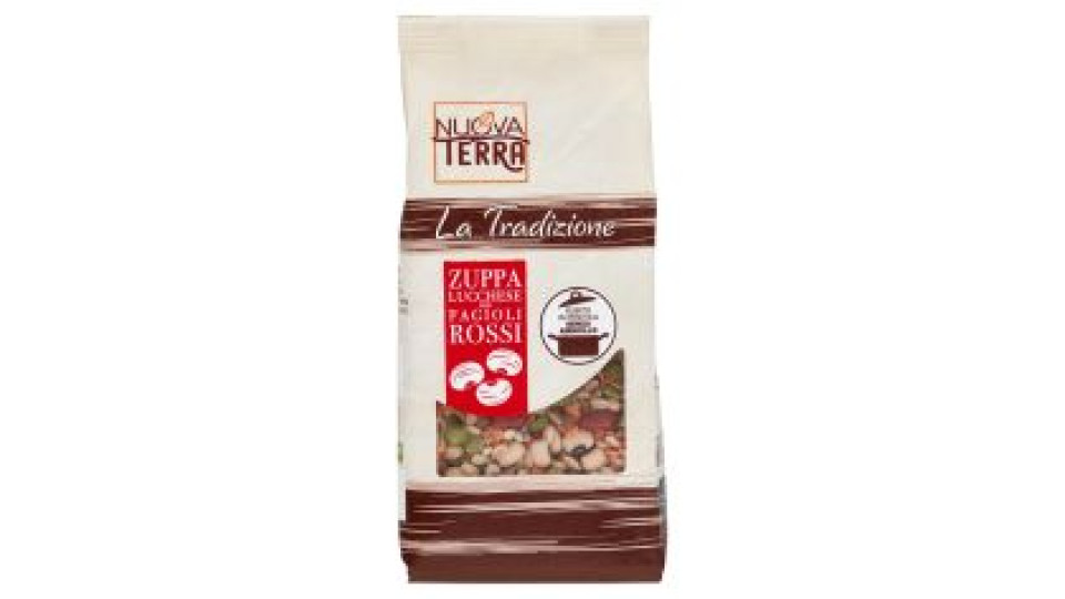 Nuova Terra La Tradizione Zuppa Lucchese con Fagioli Rossi 250 g