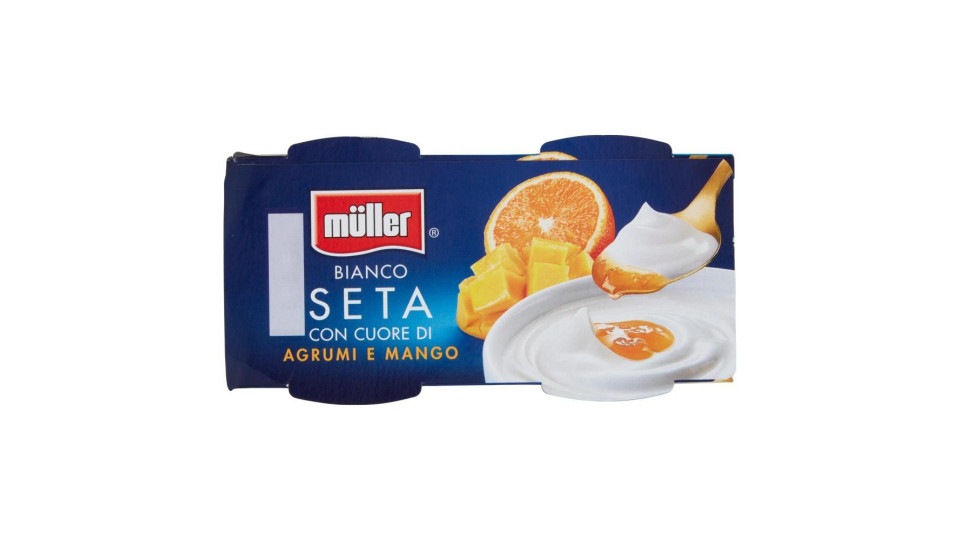 müller Bianco Seta con Cuore di Agrumi e Mango 2 x 125 g