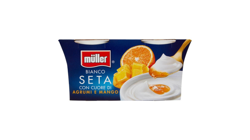 müller Bianco Seta con Cuore di Agrumi e Mango 2 x 125 g