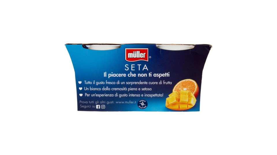 müller Bianco Seta con Cuore di Agrumi e Mango 2 x 125 g