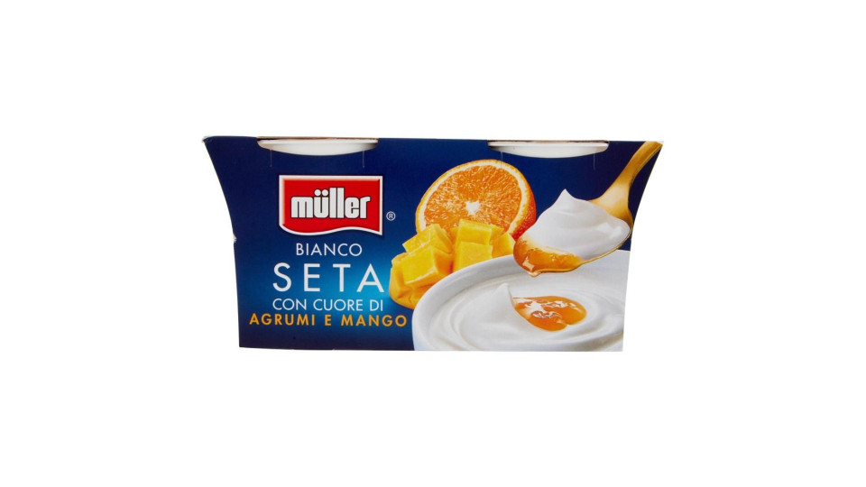 müller Bianco Seta con Cuore di Agrumi e Mango 2 x 125 g