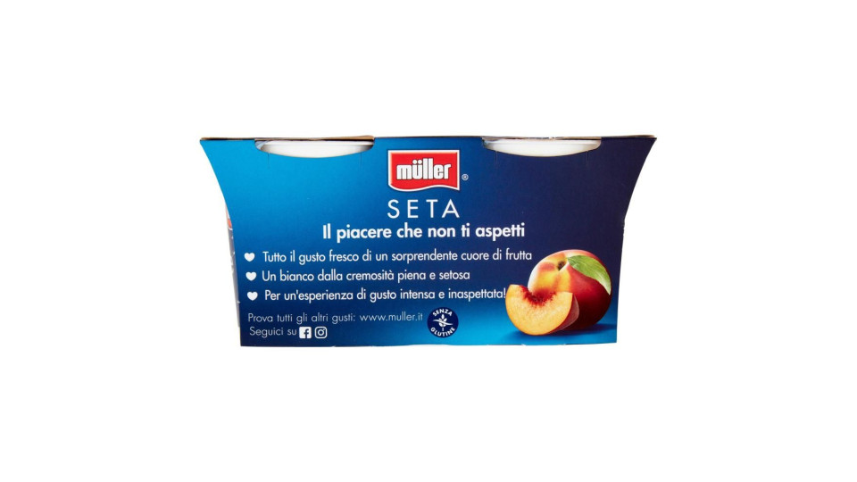 müller Bianco Seta con Cuore di Pesca 2 x 125 g