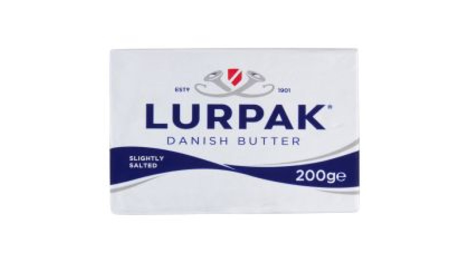 Lurpak Danish Butter Slightly Salted 200 g