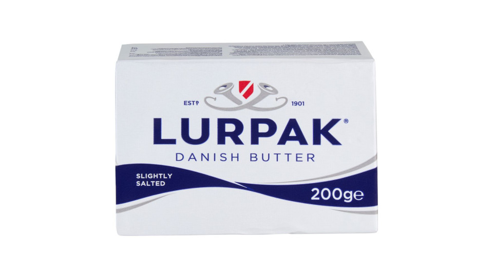Lurpak Danish Butter Slightly Salted 200 g