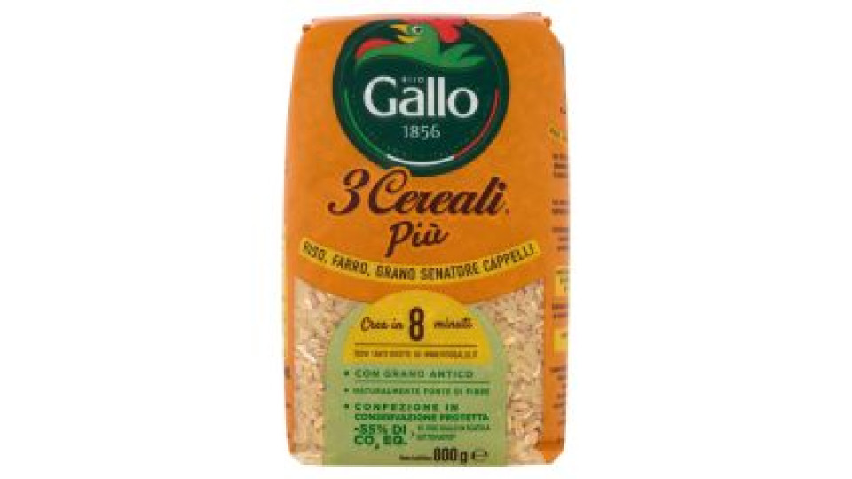 Riso Gallo 3 Cereali Più 800 g