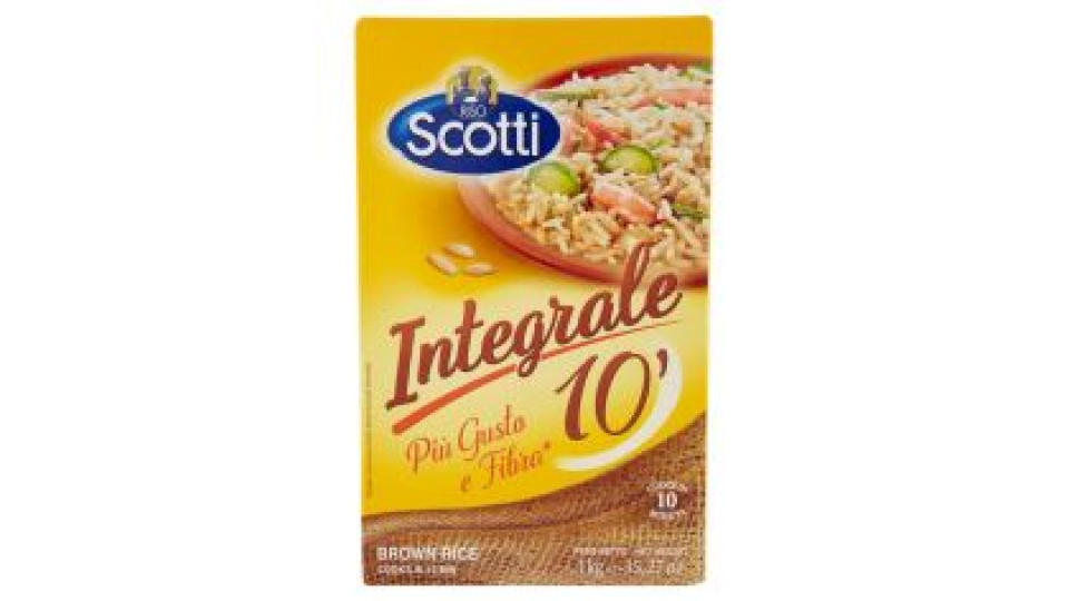 Riso Scotti Integrale 10' Più Gusto e Fibra* 1 kg