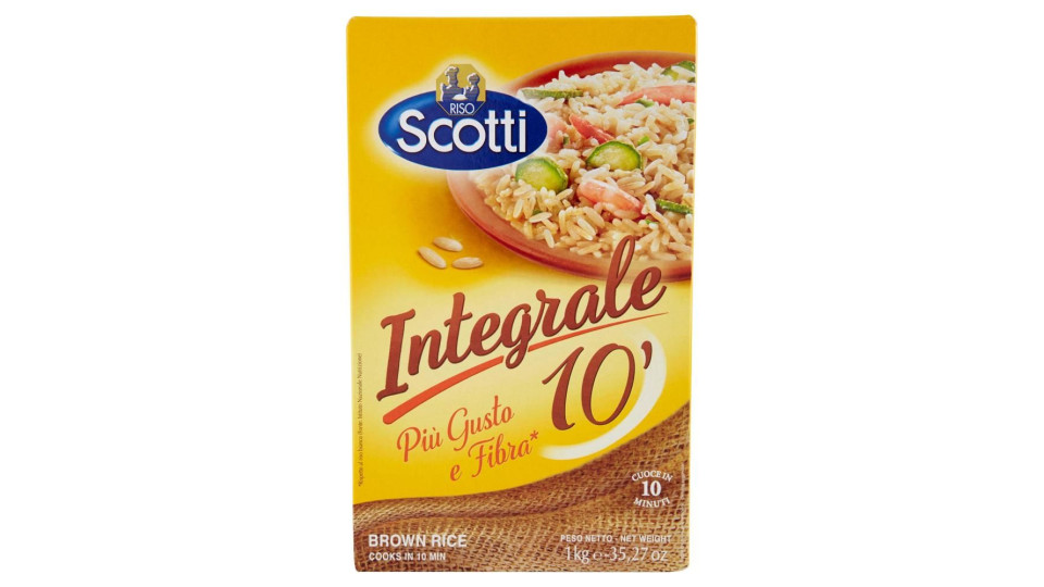 Riso Scotti Integrale 10' Più Gusto e Fibra* 1 kg
