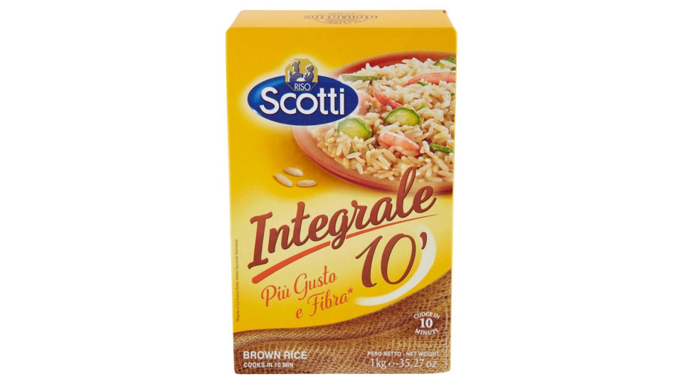 Riso Scotti Integrale 10' Più Gusto e Fibra* 1 kg