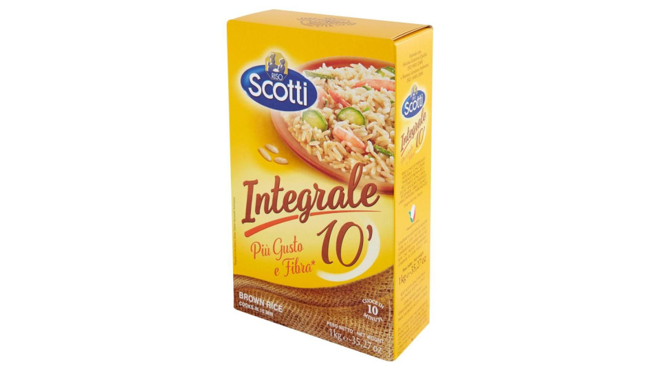 Riso Scotti Integrale 10' Più Gusto e Fibra* 1 kg