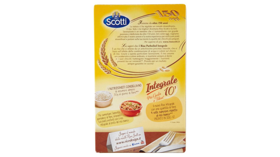 Riso Scotti Integrale 10' Più Gusto e Fibra* 1 kg