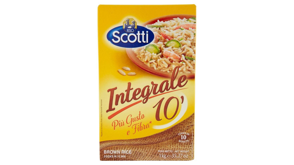 Riso Scotti Integrale 10' Più Gusto e Fibra* 1 kg