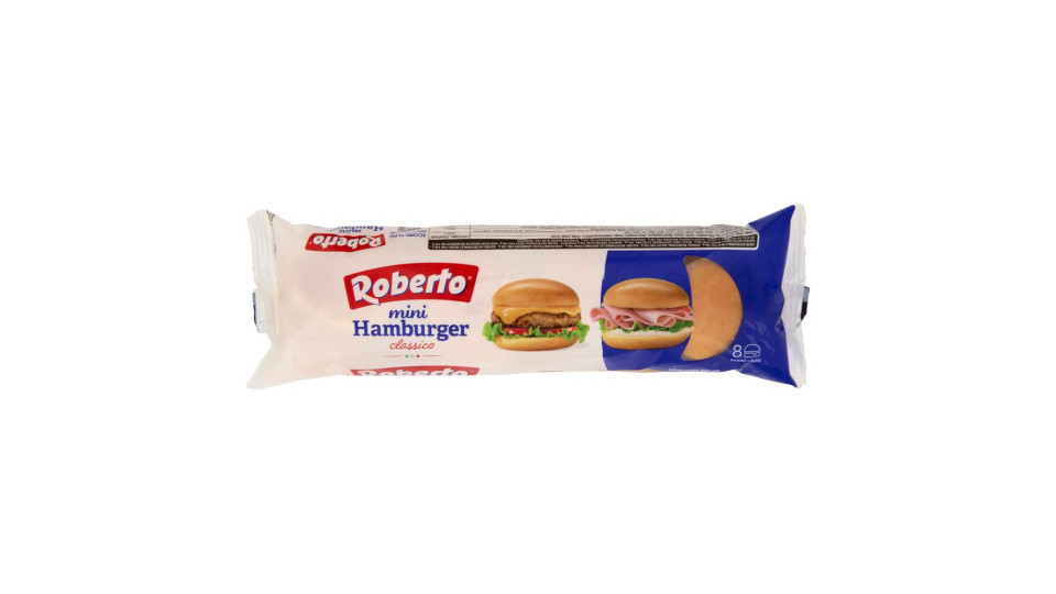 Roberto mini Hamburger classico 8 Panini 200 g
