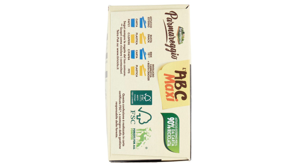 Parmareggio l'ABC Maxi con Parmigiano Reggiano