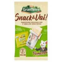 Parmareggio Snack & Vai! Parmigiano Reggiano DOP e Tocchetti al Mais Gran Pavesi 37 g