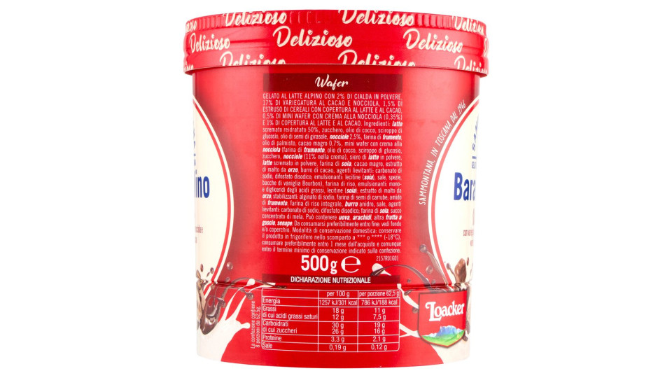 Sammontana Barattolino Delizioso Wafer 500 g