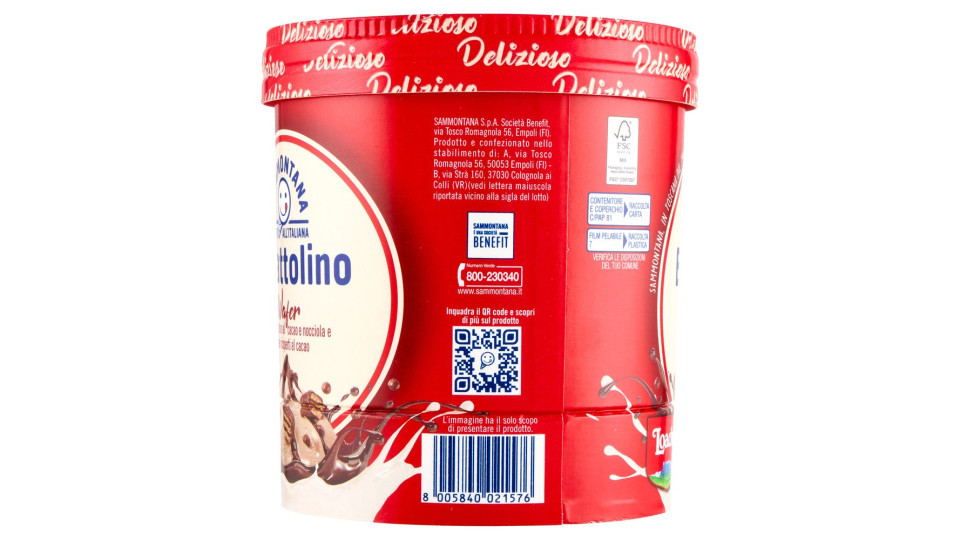 Sammontana Barattolino Delizioso Wafer 500 g